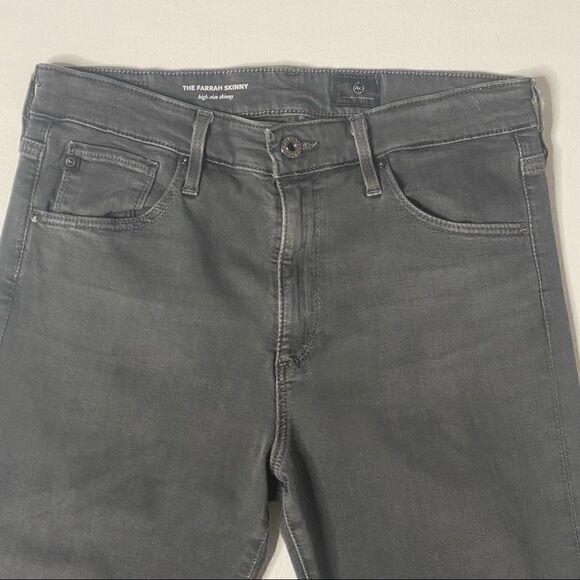 Adriano Goldschmeid | Gray Denim High Rise Farrah Skinny Jeans - Picture 2 of 8